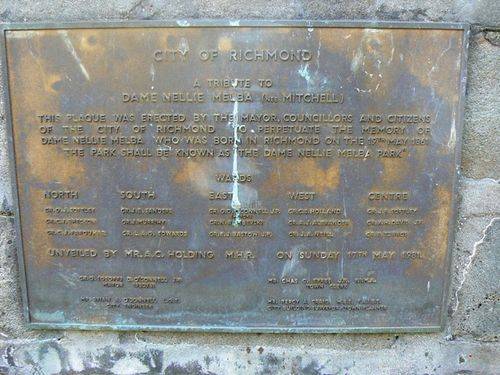 Dame Nellie Melba Park