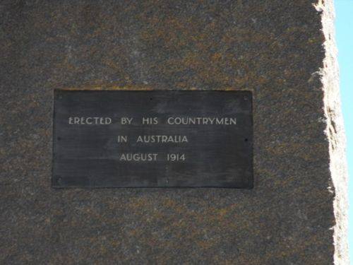 Daniel Solander Inscription Plaque 2