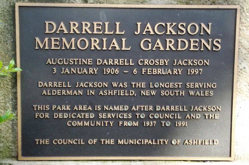 Memorial Plaque: 27-February-2016