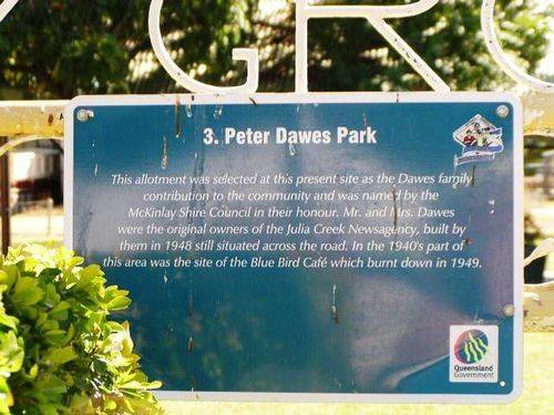 Dawes Information Sign