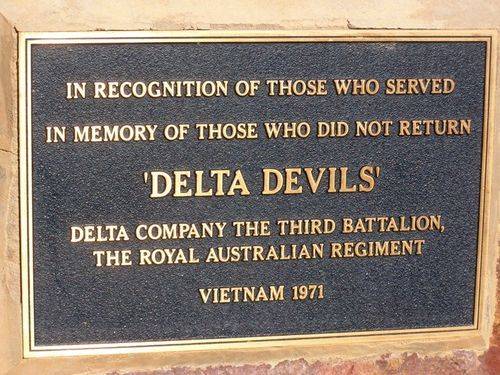 Delta Company Plaque : 05-August-2014 Delta Company Plaque : 05-August-2014