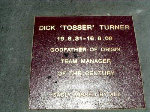 Dick Tosser Turner Plaque Dick Tosser Turner Plaque