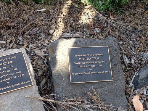 Dot Hattam Plaque : 3-4-2014 Dot Hattam Plaque : 3-4-2014