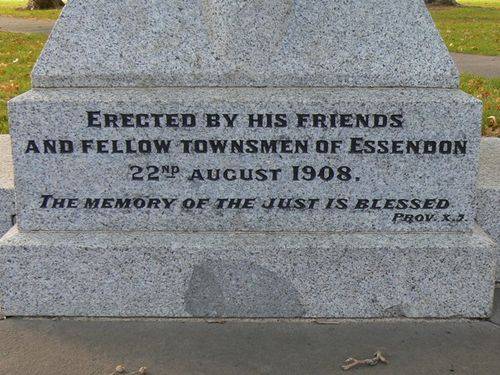 Dr John Sutherland Rear Dr John Sutherland Rear