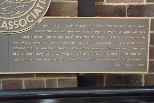 Dreadnought Old Boys Inscription 2/ April 2013
