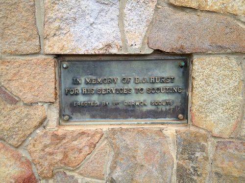 Hurst Inscription Plaque : October 2013
