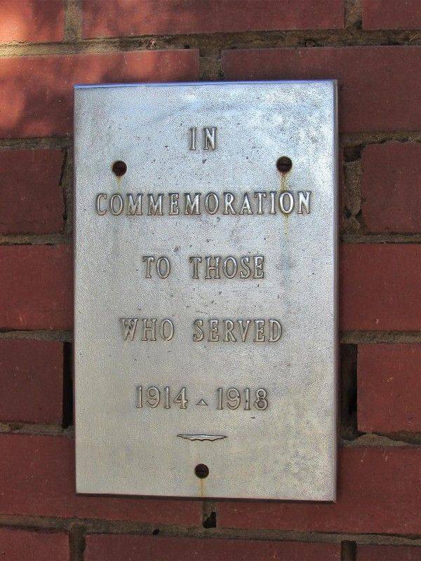 WW1 Inscription : 26-March-2015