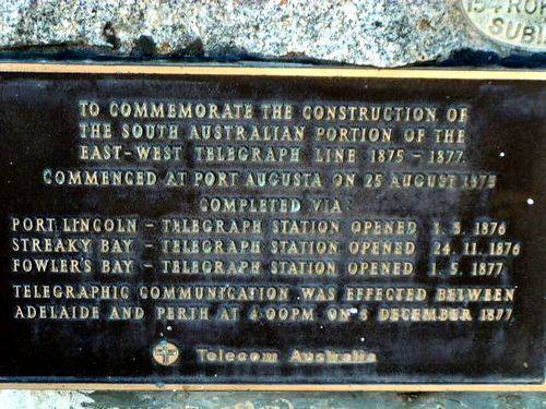 East West Telegraph Inscription 3