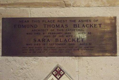 Interment Plaque : March 2014