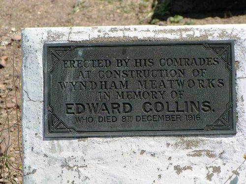 Edward Collins Plaque