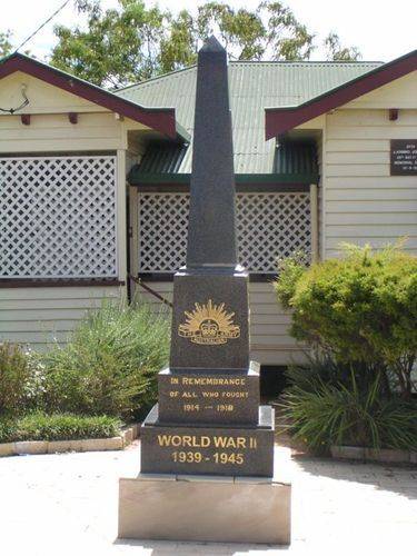 Eidsvold Cenotaph Eidsvold Cenotaph