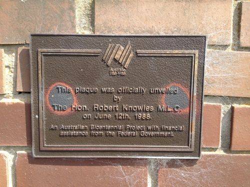 Bicentenary Plaque : 27-09-2013