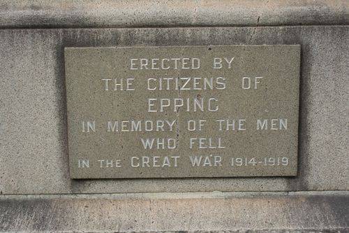 World War One Plaque : 24-July-2014