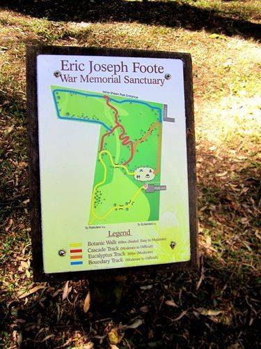 Eric Foote Memorial Sanctuary Map: 08-09-2012 Eric Foote Memorial Sanctuary Map: 08-09-2012