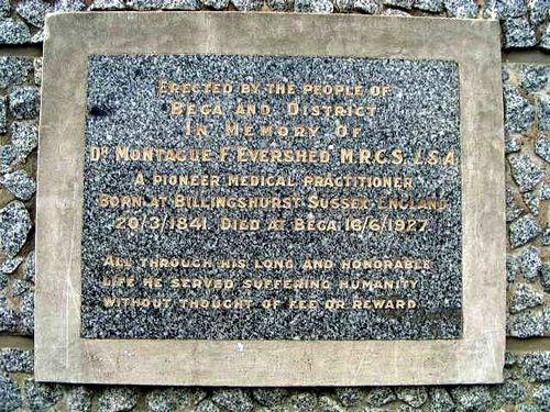 Evershed Clock Tower Inscription Evershed Clock Tower Inscription