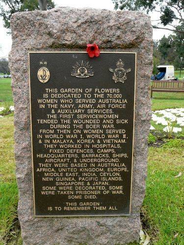 Ex-Servicewomens Garden : 14-September-2011