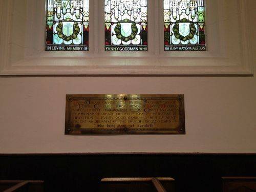 Fannie Goodman Inscriptions : November 2013