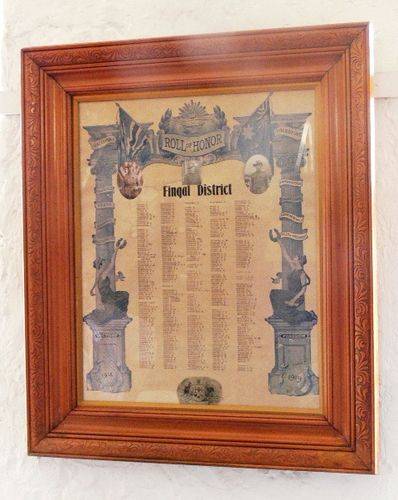 Fingal District Roll of Honour : 19-March-2012