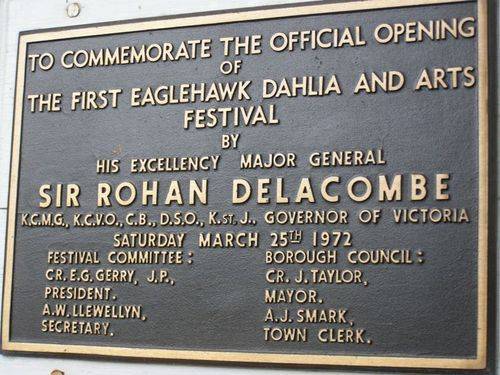 First Dahlia & Arts Festival Plaque : 29-April-2014 First Dahlia & Arts Festival Plaque : 29-April-2014