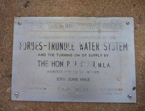 Forbes - Trundle Water System : 24-April-2011