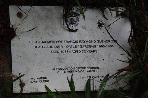 Francis Glencross Plaque : 24-04-2014