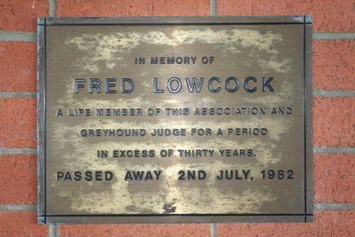Frederick Lowcock Plaque : 12-03-2014 Frederick Lowcock Plaque : 12-03-2014