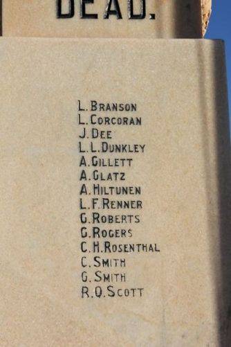 Freeling War Memorial : 27-April-2011 Freeling War Memorial : 27-April-2011