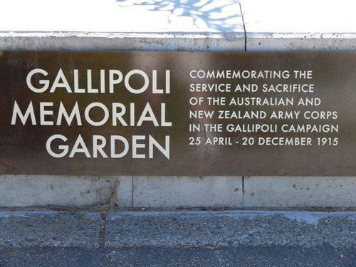 Gallipoli Memorial Garden : 06-December-2011 Gallipoli Memorial Garden : 06-December-2011
