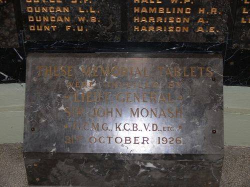 Geelong Peace Memorial : 29-August-2011