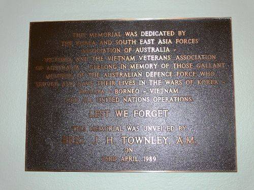 Geelong Peace Memorial : 29-August-2011