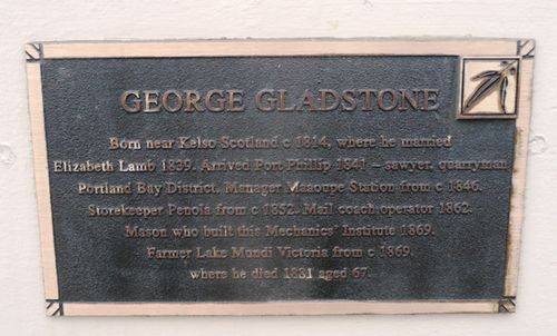 George Gladstone : 29-November-2012 George Gladstone : 29-November-2012
