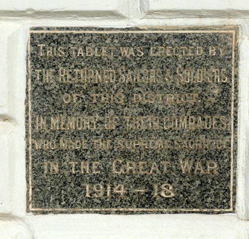 Girgarre Memorial Hall : 18-July-2012 Girgarre Memorial Hall : 18-July-2012