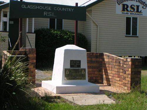 Glass House Mountains RSL War Memorial 2  Oct 2012