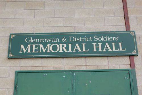 Glenrowan and District Soldiers` Memorial Hall : 28-September-2012 Glenrowan and District Soldiers` Memorial Hall : 28-September-2012