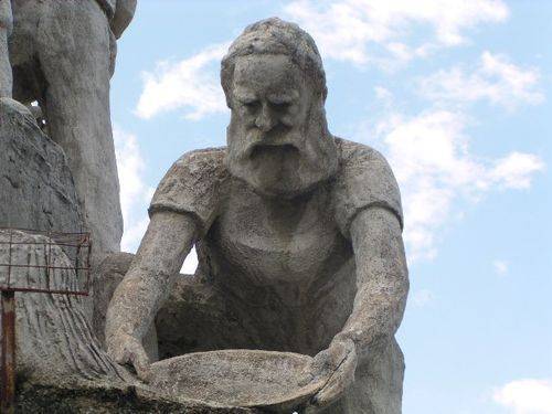 Goldminers Statue Closeup/ March 2013 Goldminers Statue Closeup/ March 2013