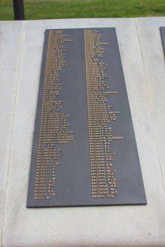 Goulburn-Mulwaree Honour Roll 1939 - 1972 : 13-October-2012 Goulburn-Mulwaree Honour Roll 1939 - 1972 : 13-October-2012