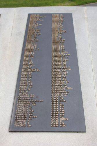 Goulburn-Mulwaree Honour Roll 1939 - 1972 : 13-October-2012 Goulburn-Mulwaree Honour Roll 1939 - 1972 : 13-October-2012