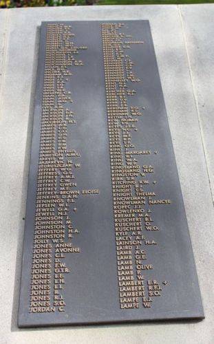 Goulburn-Mulwaree Honour Roll 1939 - 1972 : 13-October-2012