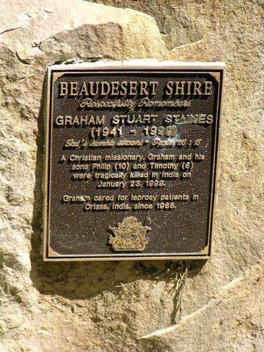 Graham Staines Plaque Graham Staines Plaque