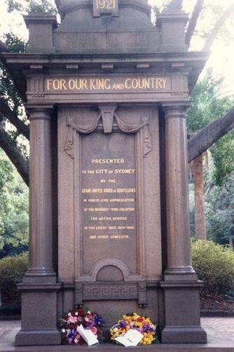 Grand United Order of Oddfellows War Memorial Grand United Order of Oddfellows War Memorial