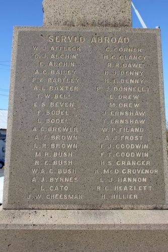 Gunning District Soldiers Memorial : 10-July-2011