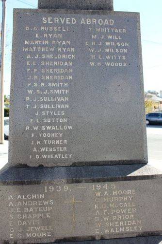 Gunning District Soldiers Memorial : 10-July-2011