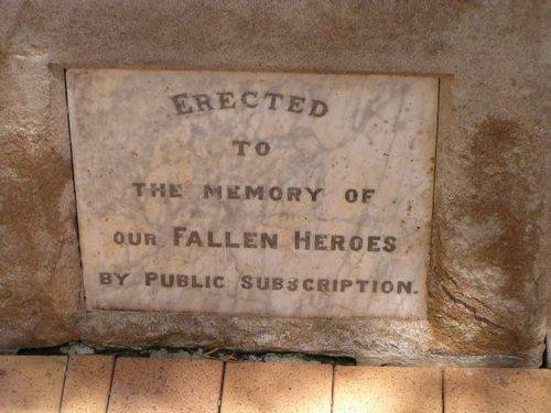 Gympie Gates Dedication Plaque 