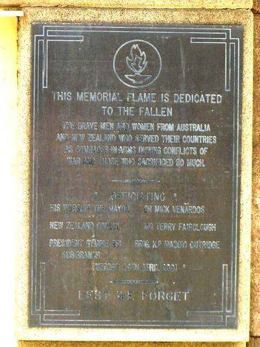 Eternal Flame Inscription / March 2013