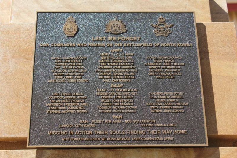 Korean War Plaque : 01-March-2016 Korean War Plaque : 01-March-2016