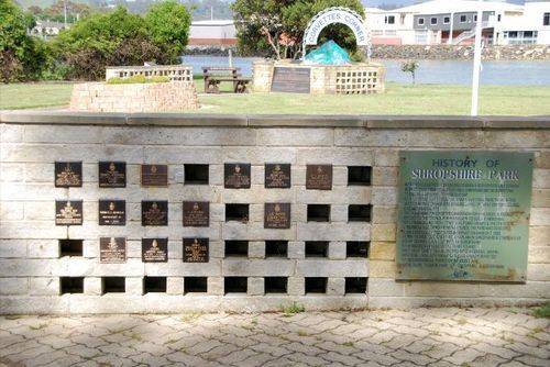 HMAS Shropshire Memorial Park : 21-November-2011 HMAS Shropshire Memorial Park : 21-November-2011