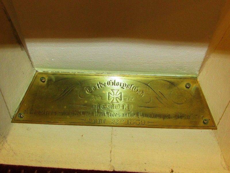 Plaque Inscription: 31-January-2016