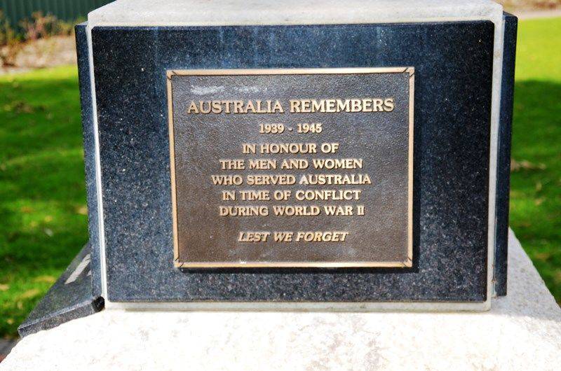 Australia Remembers: 02-September-2016 Australia Remembers: 02-September-2016