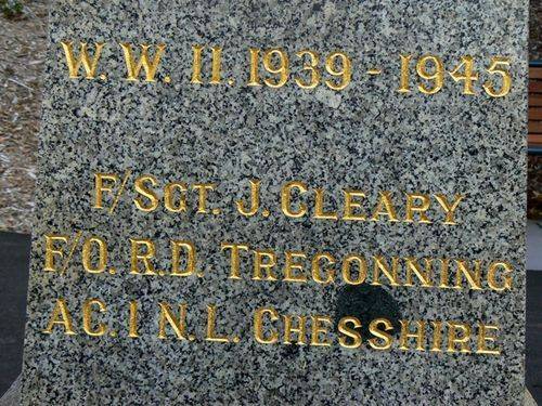 Hawthorn Rowing Club War Memorial   Rear