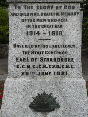 Heidelberg War Memorial : 26-November-2011